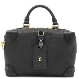 Louis Vuitton Malle Souple Shoulder Bag Monogram Empreinte Noir Black